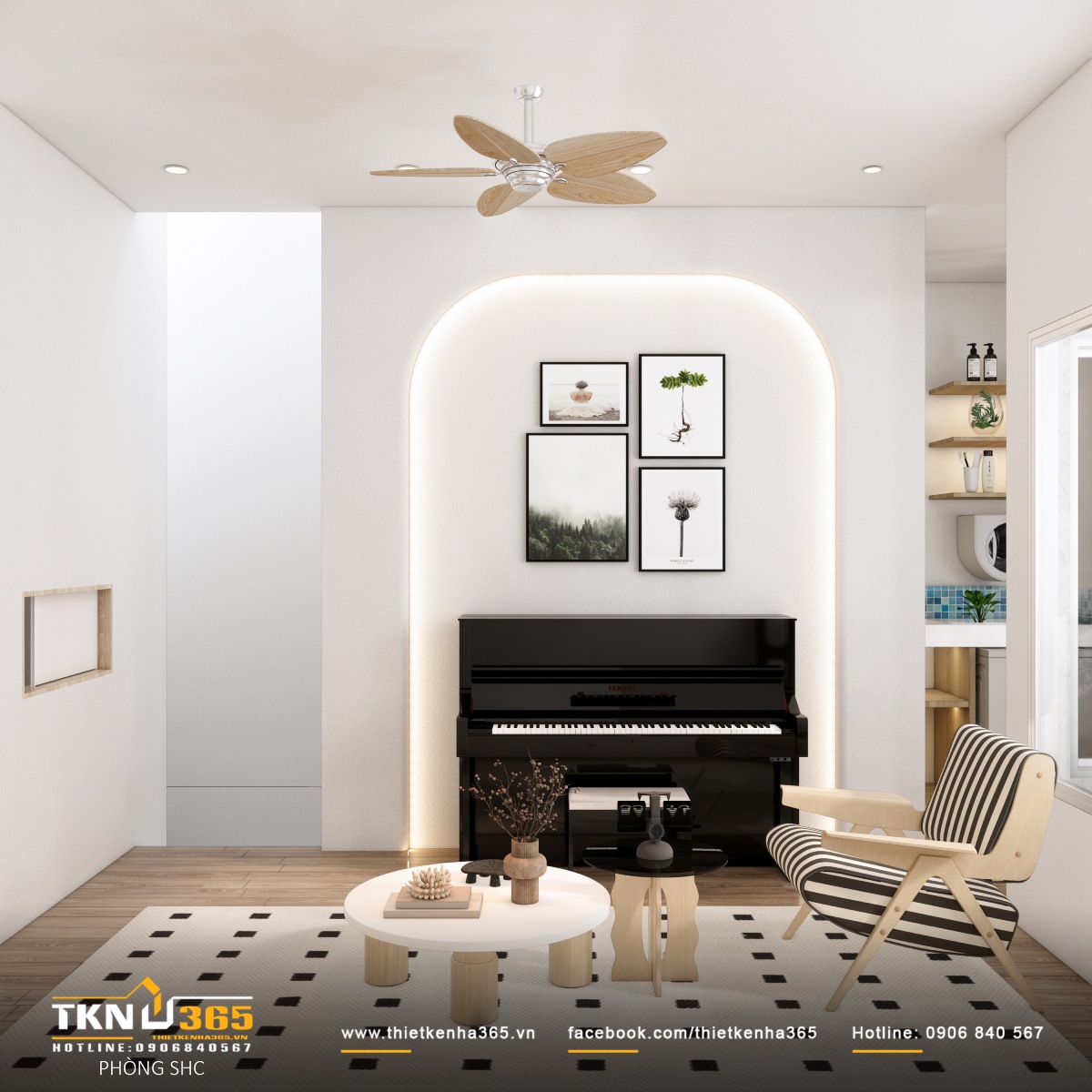 Thiết kế nhà phố 2 tầng 10