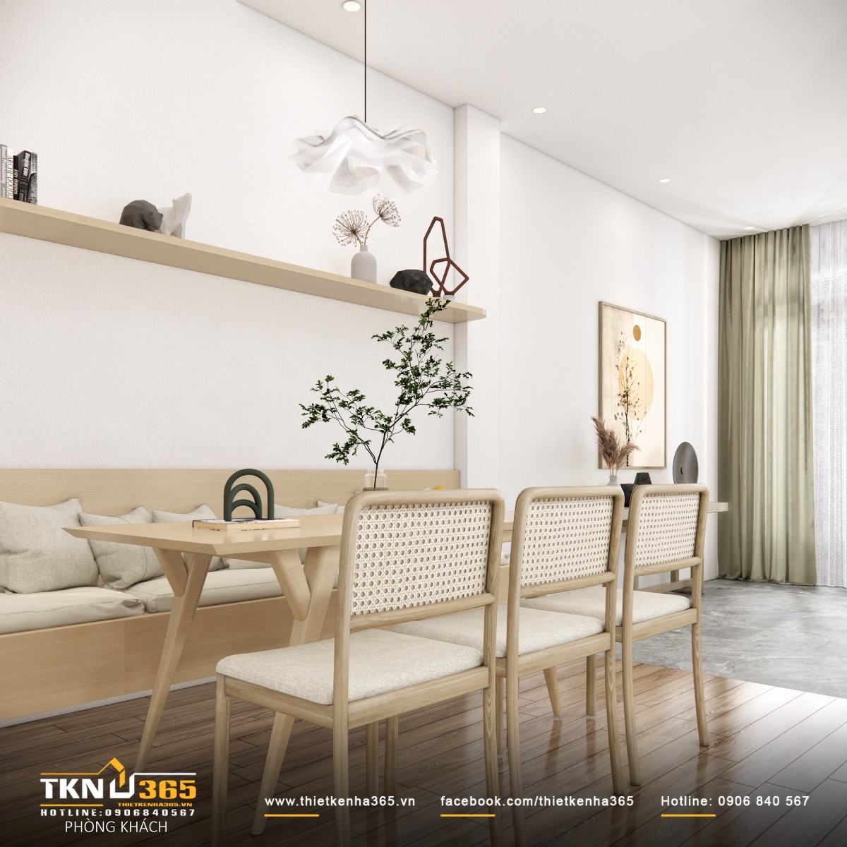 Thiết kế nhà phố 2 tầng 5