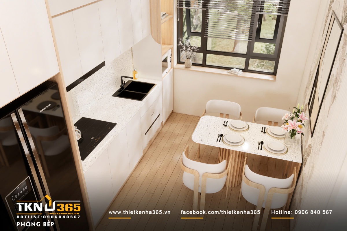 Thiết kế nhà phố 3 tầng 7