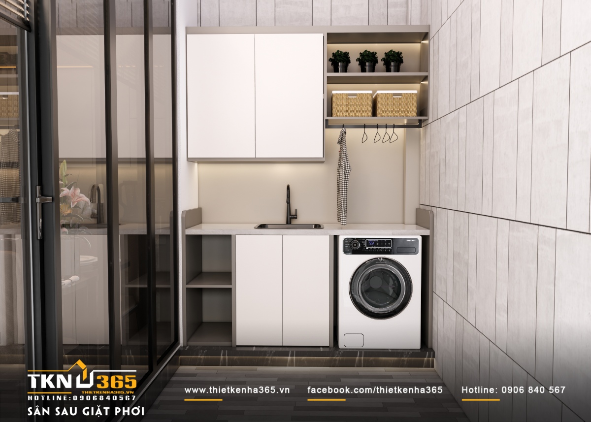 Thiết kế nhà phố 4 tầng 10