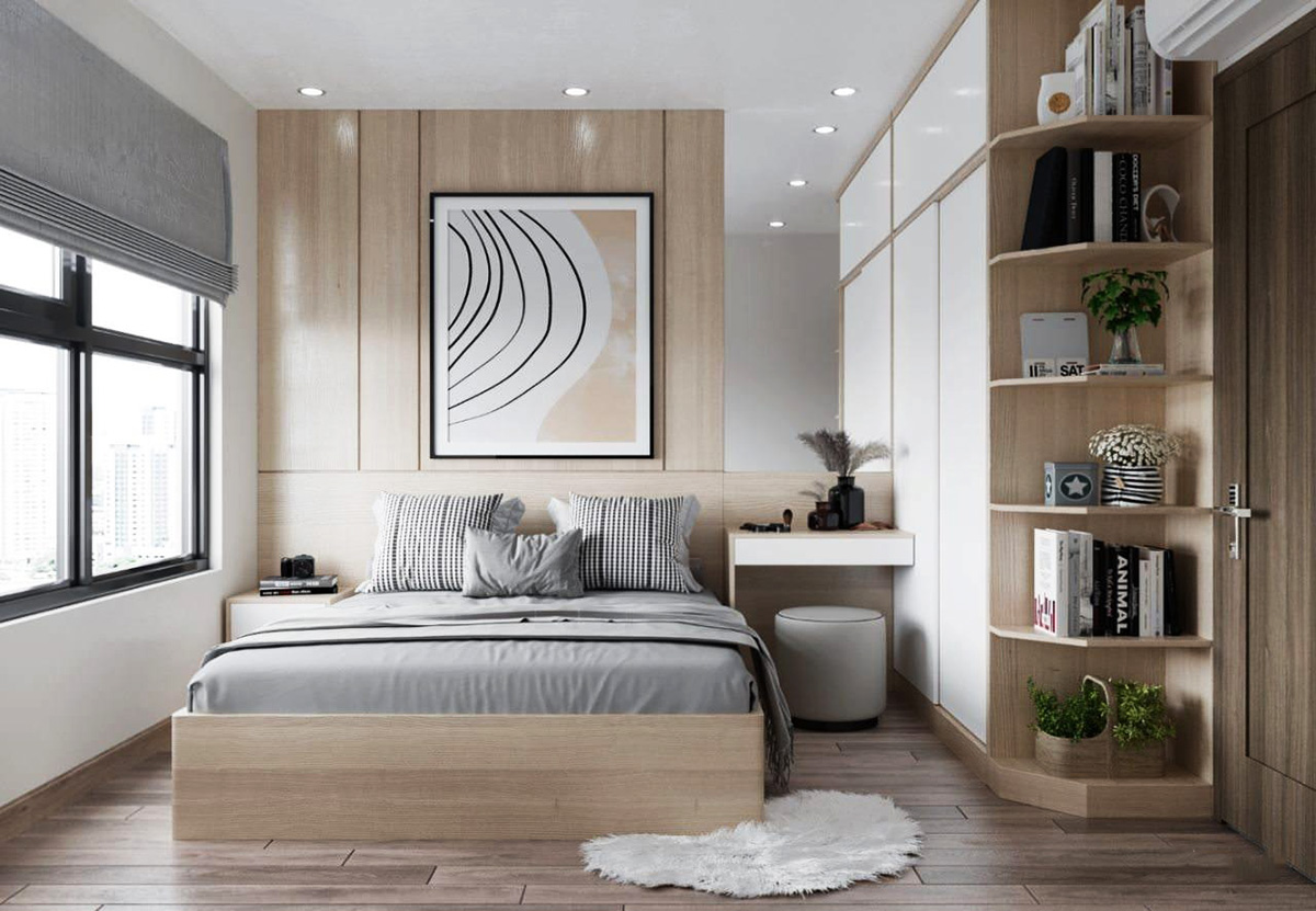 Cách sắp xếp nội thất nhà nhỏ đối với phòng ngủ Cách sắp xếp nội thất nhà nhỏ đối với phòng ngủ