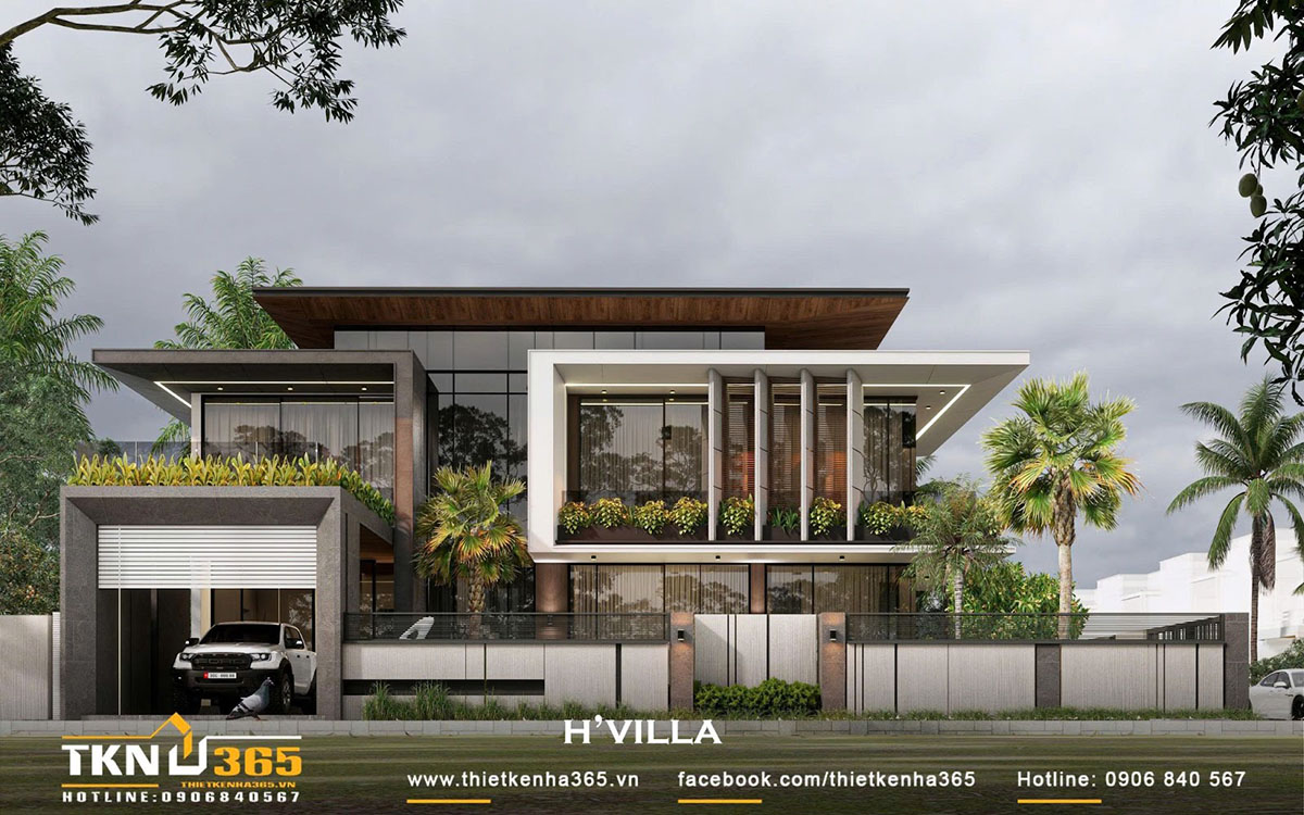 H’S VILLA là biệt thự phố 2 tầng có diện tích 480m2, tọa lạc tại Hà Tĩnh