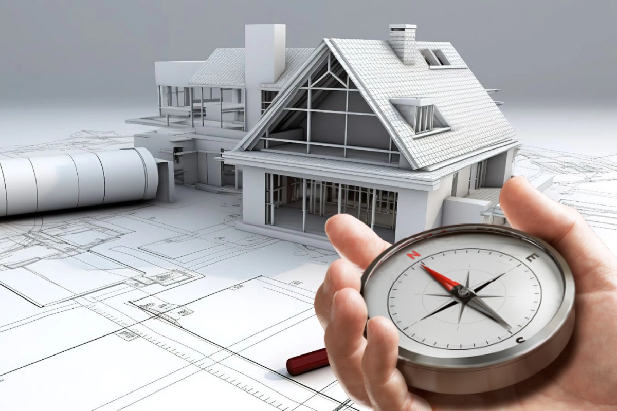 Đo hướng nhà đúng cách giúp chọn lựa phong thủy hợp tuổi và đón khí tốt (Ảnh: Sưu tầm)