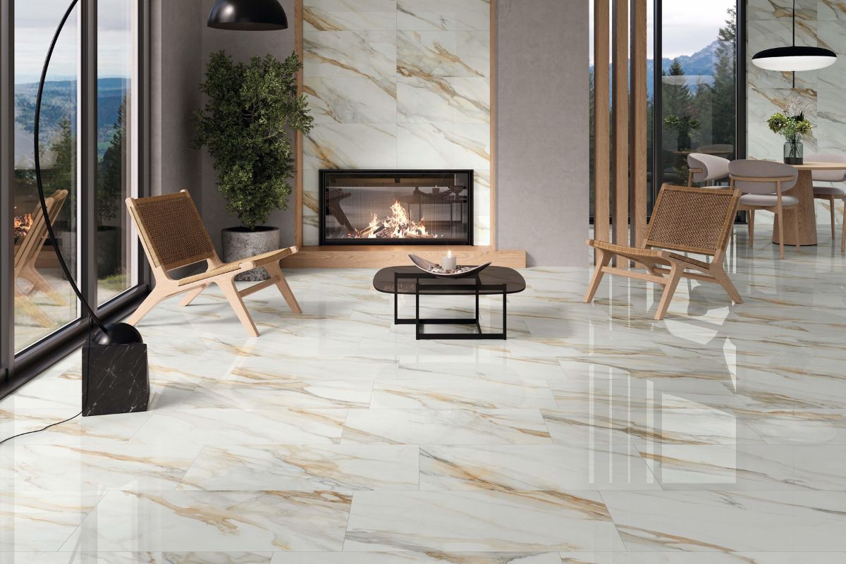 Lựa chọn gạch lát nền nhà có kích thước phù hợp với diện tích, đảm bảo tính cân đối và thẩm mỹ (Ảnh: Sưu tầm)