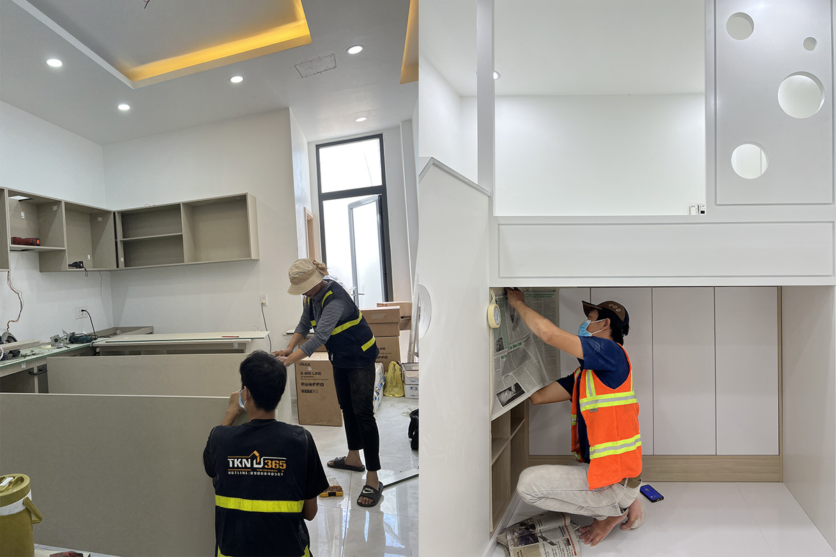 Cải tạo không gian, nâng cấp nội thất trong gói dịch vụ sửa chữa nhà