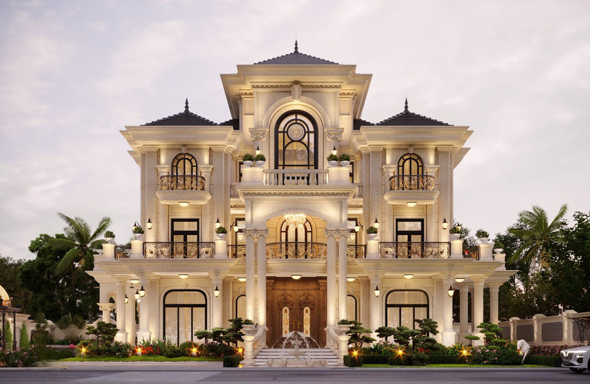 mau biet thu 3 tang tan co dien 2