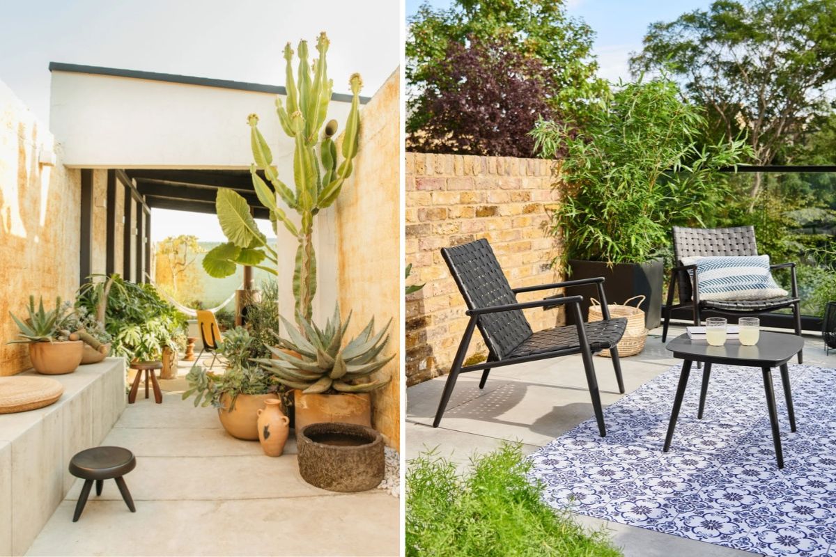 Sự hòa quyện giữa mộc mạc và hiện đại giúp khu vườn vừa sang trọng vừa bền vững (Ảnh: Sưu tầm)