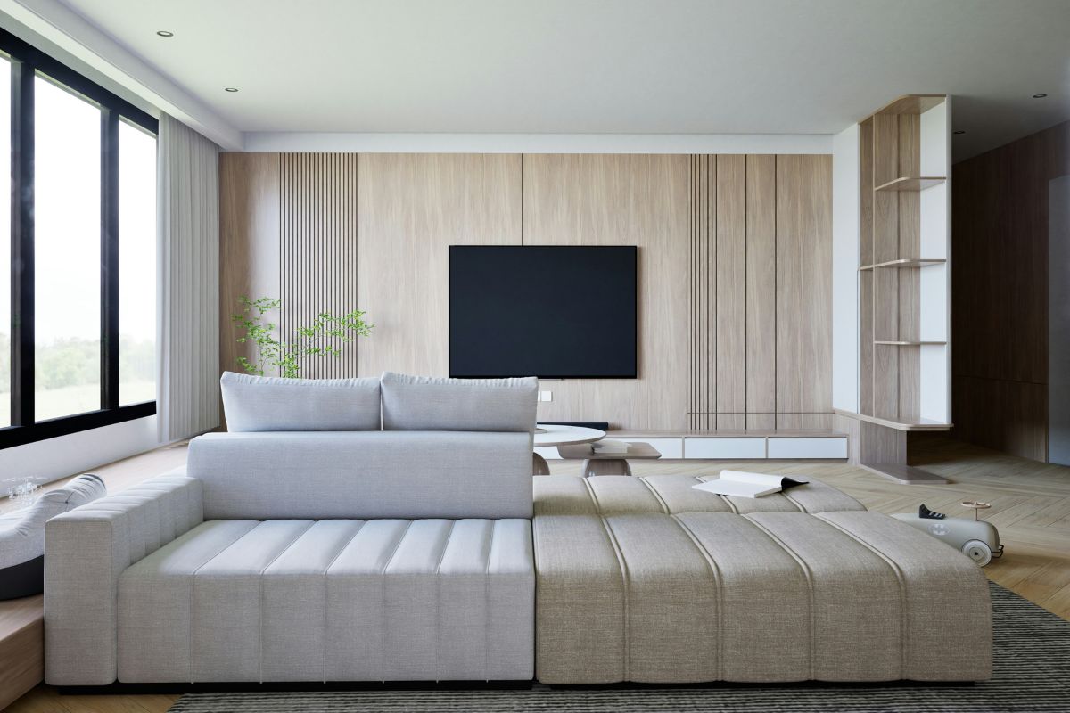 Phòng khách đặt đúng hướng giúp củng cố hòa khí và gắn kết gia đình (Ảnh: Sưu tầm)