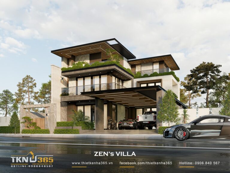 Mau thiet ke biet thu 105