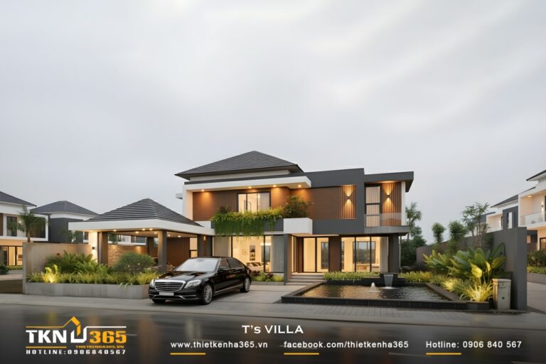 Mau thiet ke biet thu 2045