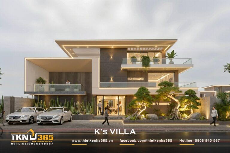 Mau thiet ke biet thu 711