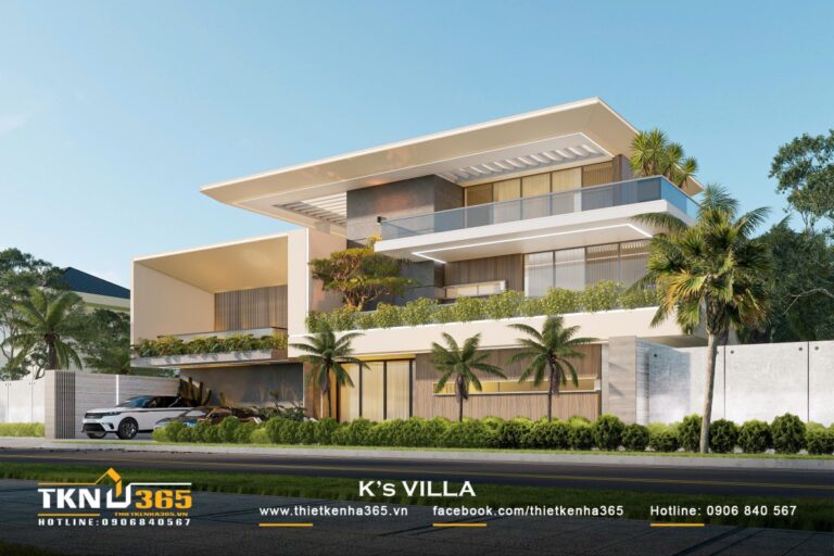 Mau thiet ke biet thu 734