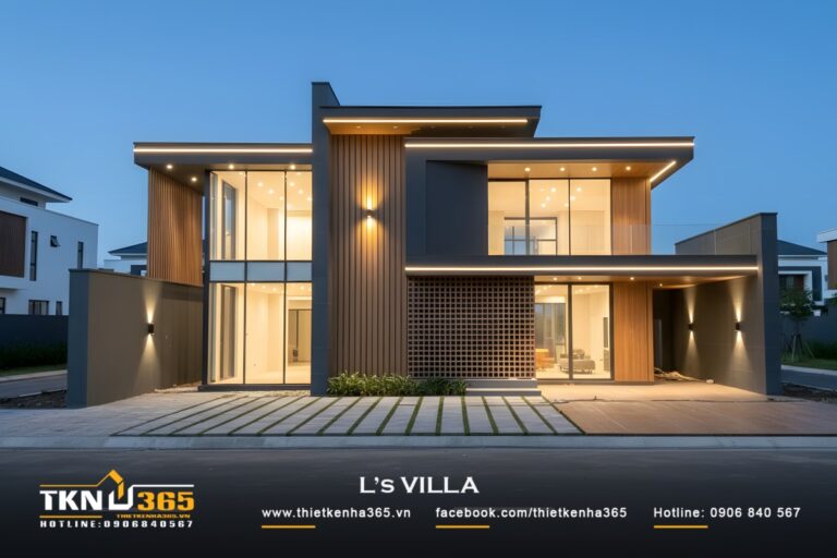 Mau thiet ke biet thu 818