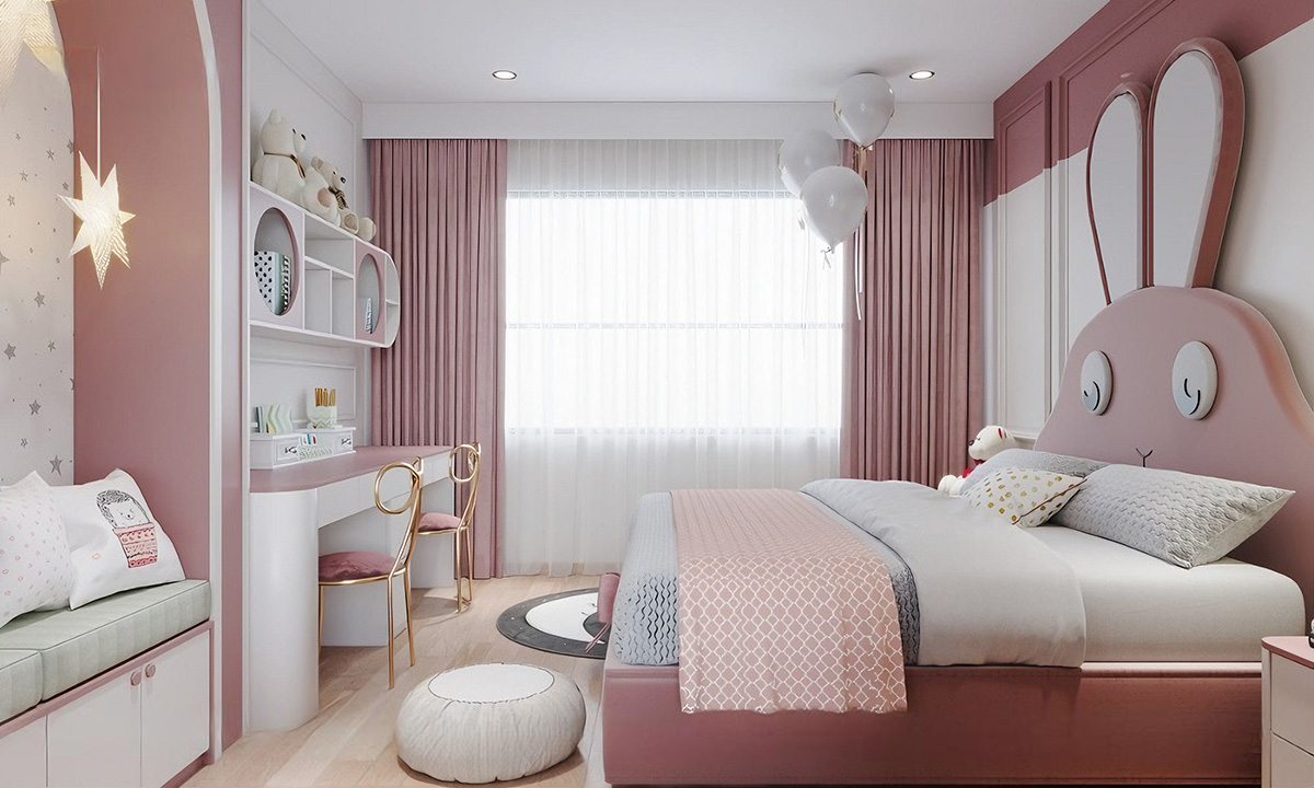 Phòng ngủ cho bé phù hợp với nhà 3 tầng 50m2