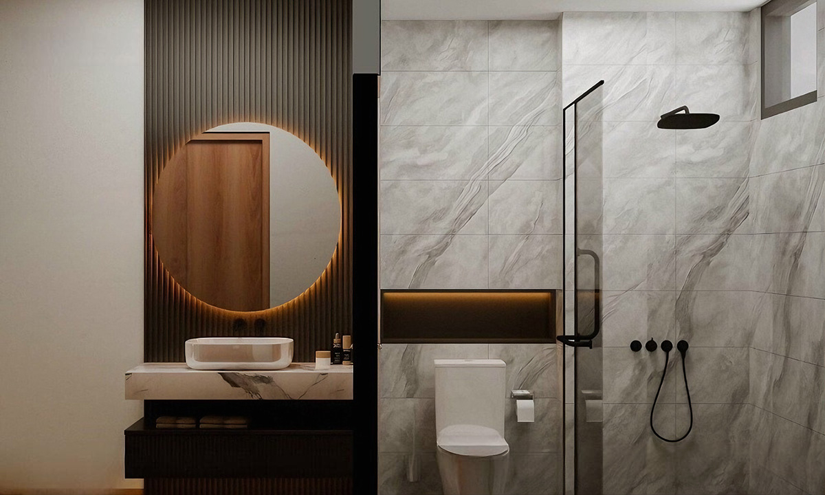 Toilet thường được đặt ở các vị trí thuận tiện trên các tầng của nhà