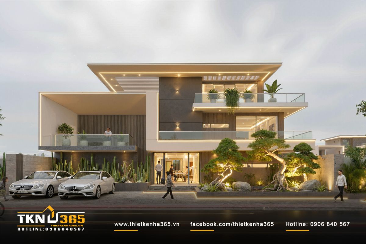 Lớp cây xanh bao bọc các tầng giúp giảm bức xạ nhiệt và làm dịu ánh sáng tự nhiên