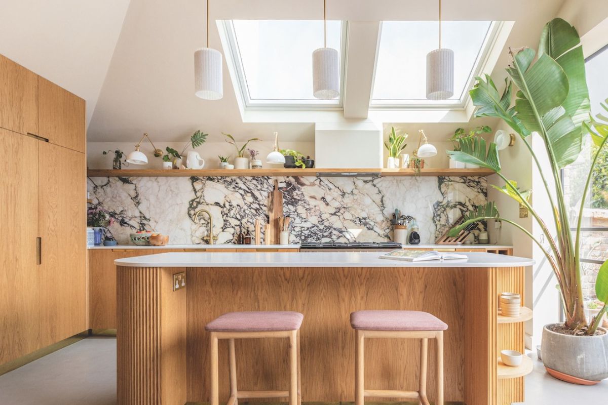 Cây xanh cân bằng phong thủy nhà bếp, đồng thời thanh lọc không khí hiệu quả (Ảnh: Sưu tầm)