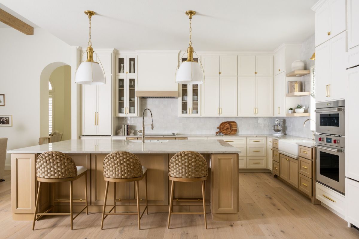 Bếp nên đặt ở khu vực kín đáo nhưng phải thuận tiện trong quá trình sinh hoạt (Ảnh: Sưu tầm)