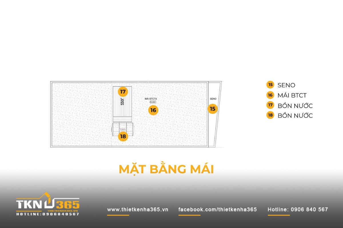 Các bản vẽ mặt bằng nhà phố 3 tầng D’s House