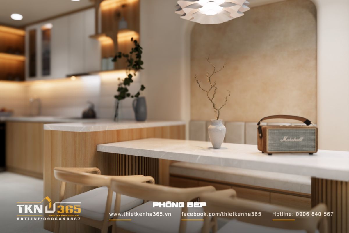 Các chi tiết trang trí được tiết chế nhưng đủ để tạo sức hút cho tổng thể thiết kế