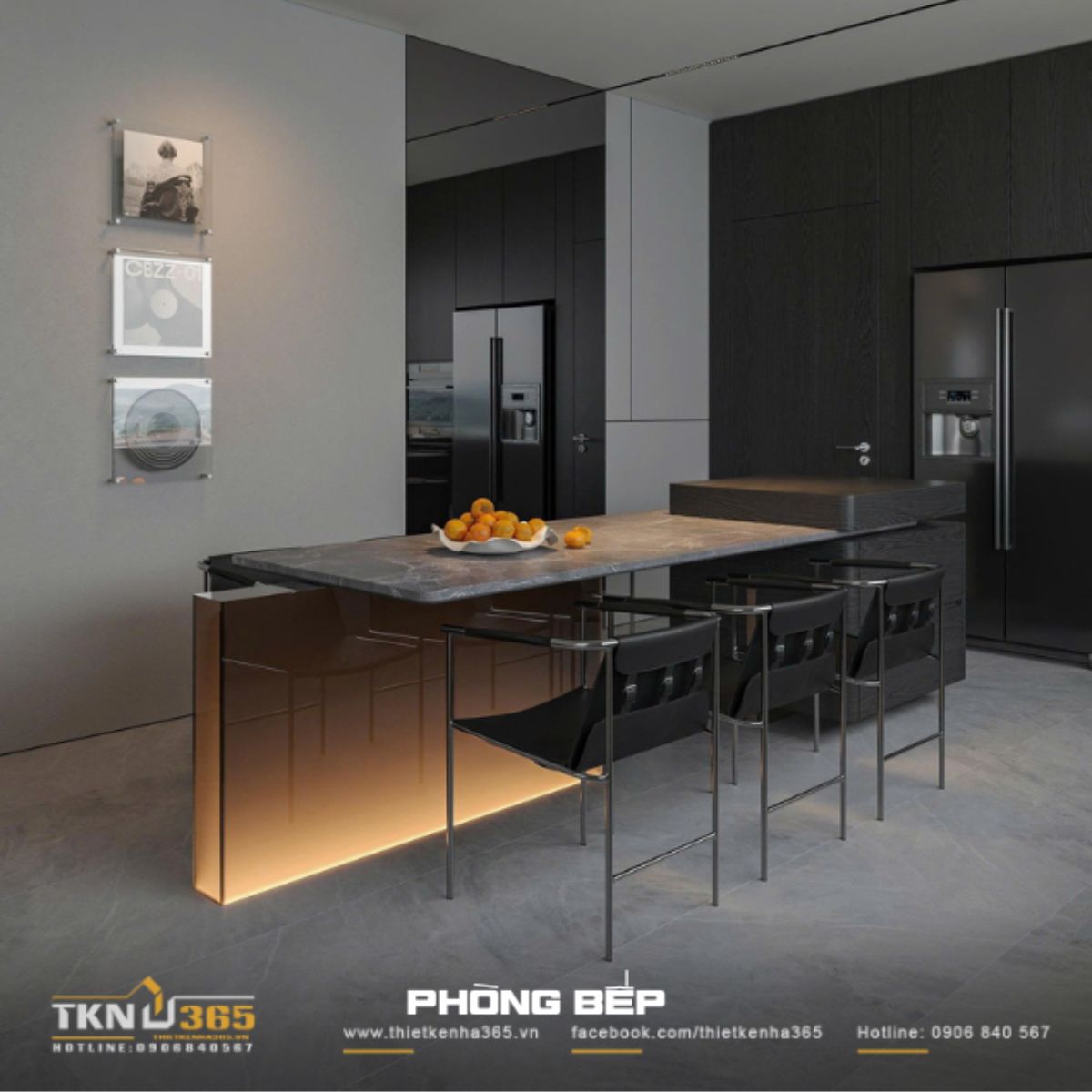 Nhà phố 4 tầng ưu tiên sử dụng vật liệu có nguồn gốc tự nhiên như đá và gỗ, tạo bầu không khí ấm cúng trọn vẹn