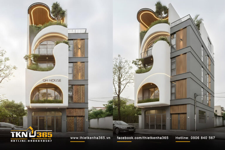qhs house nha pho 5 tang hien dai