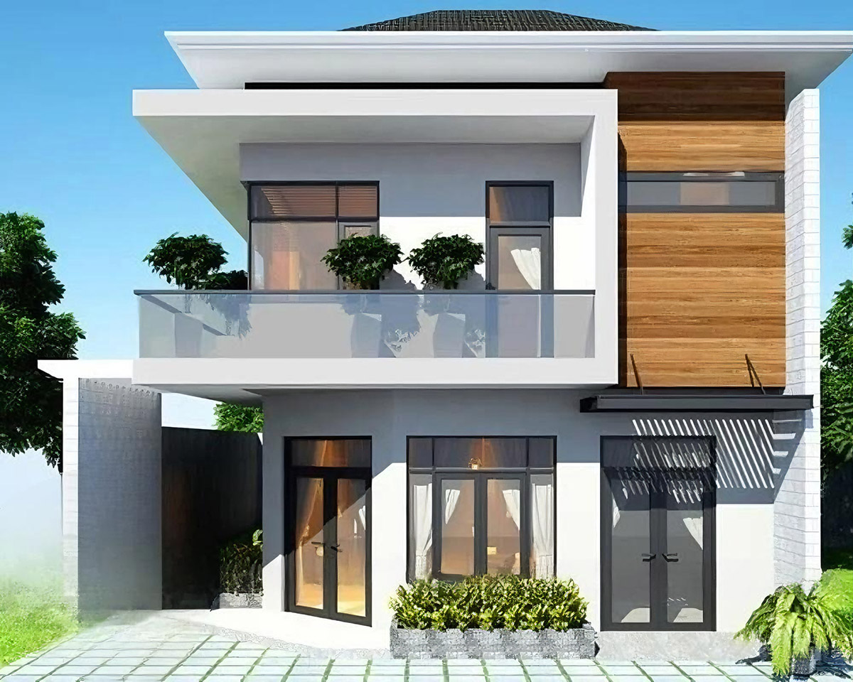 Mẫu nhà mặt tiền 8m sâu 5m 2 tầng không chỉ hiện đại, mà còn tiết kiệm chi phí và dễ dàng tạo ra không gian sống thoáng đãng, tiện nghi.