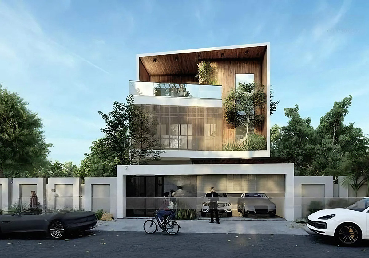 Mẫu nhà mặt tiền 8m sâu 5m hiện đại là sự lựa chọn lý tưởng cho những ai yêu thích không gian sống mở, thông thoáng và đầy tính thẩm mỹ.