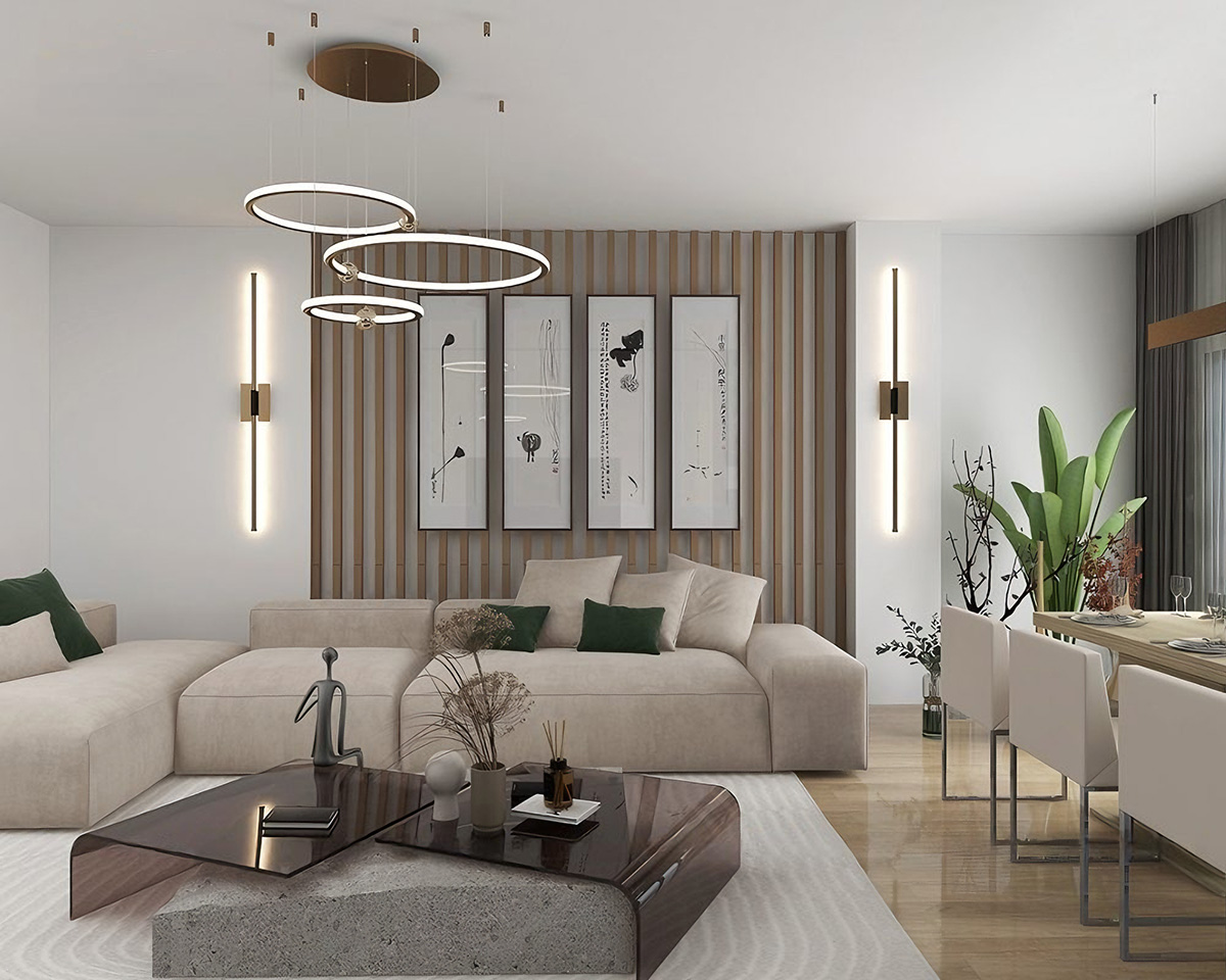 Thiết kế không gian mở hạn chế về sự riêng tư, cần bố trí khéo léo để tránh chói sáng, chi phí thi công cửa kính hoặc vách ngăn mềm có thể cao hơn.