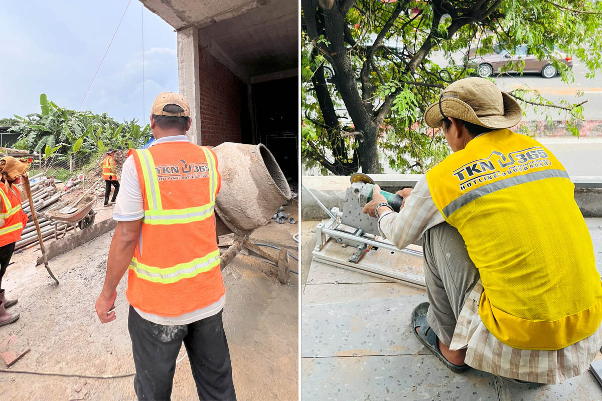 Khách hàng có thể xem tiến độ qua hình ảnh, video cập nhật hàng ngày trên hệ thống quản lý công trình của Thiết Kế Nhà 365.