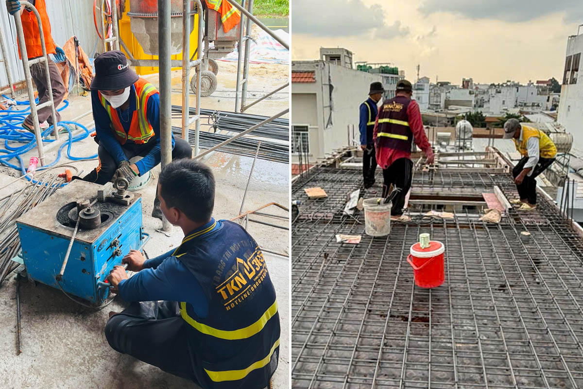 Khách hàng có thể theo dõi tiến độ qua hình ảnh và video cập nhật hàng ngày từ đội thi công.