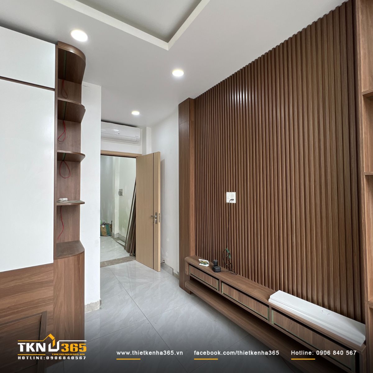 Hình ảnh thi công nội thất nhà phố 3 tầng D’s House