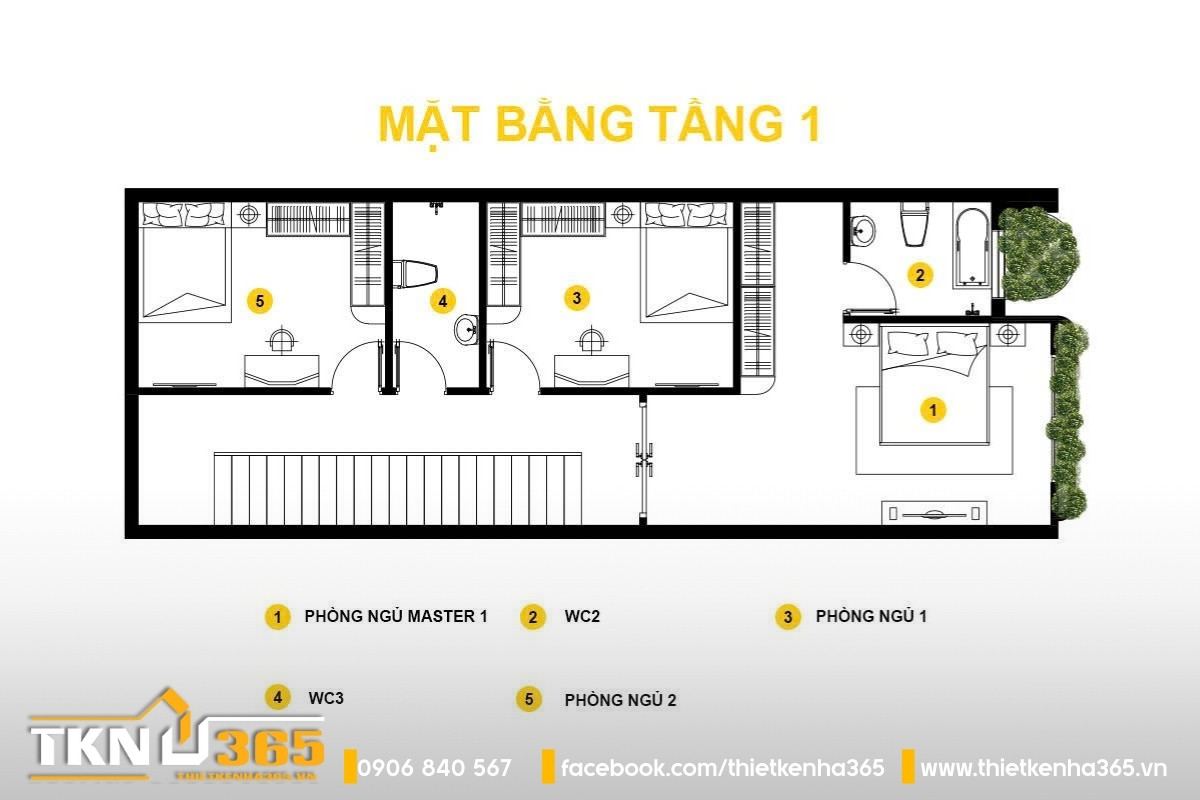 mặt bằng c&ocirc;ng năng tầng 1