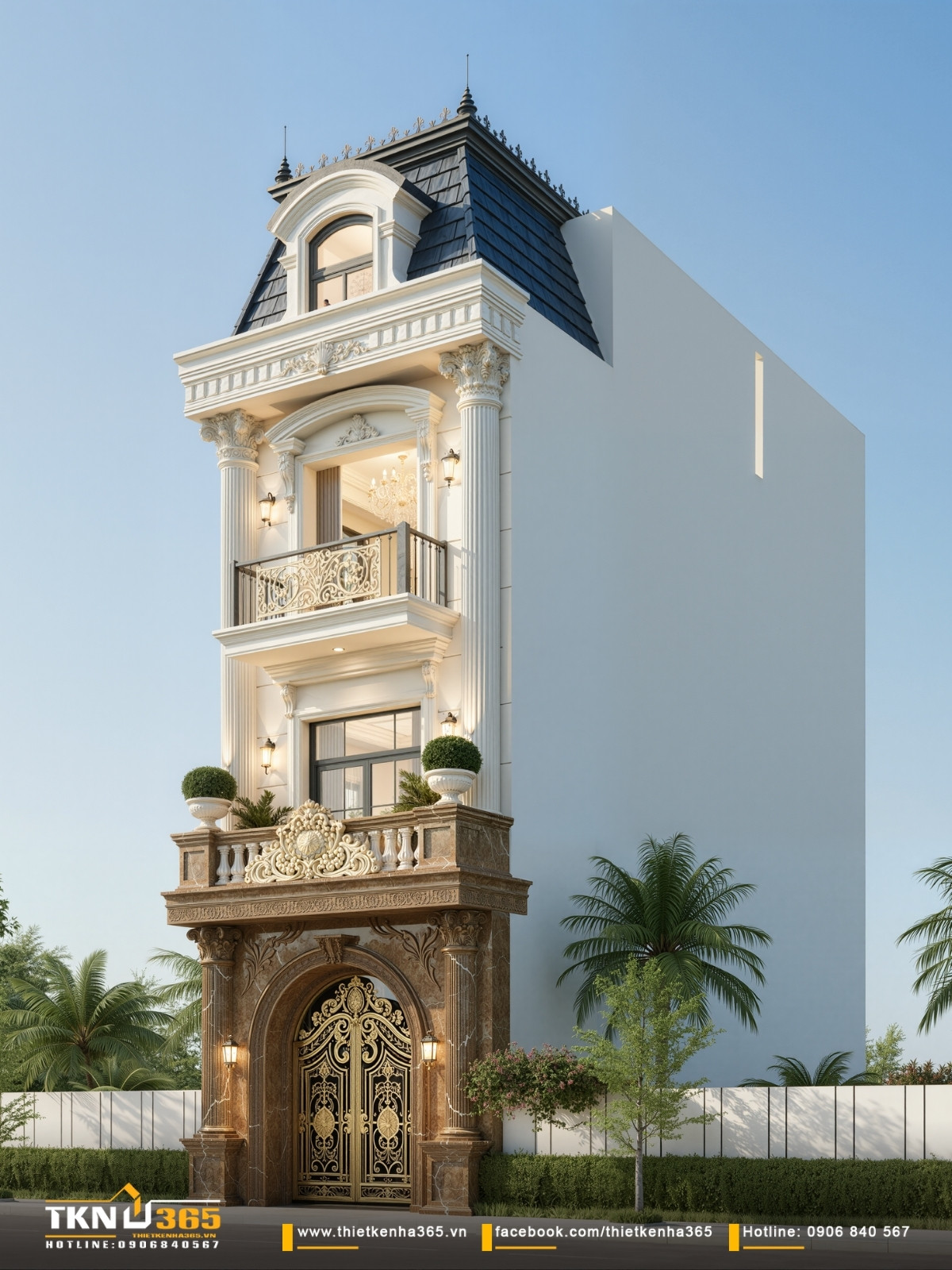 nh&agrave; phố 3 tầng