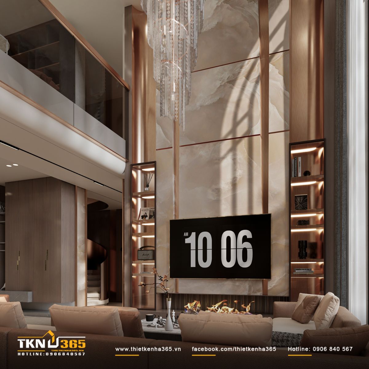 biệt thự 3 tầng