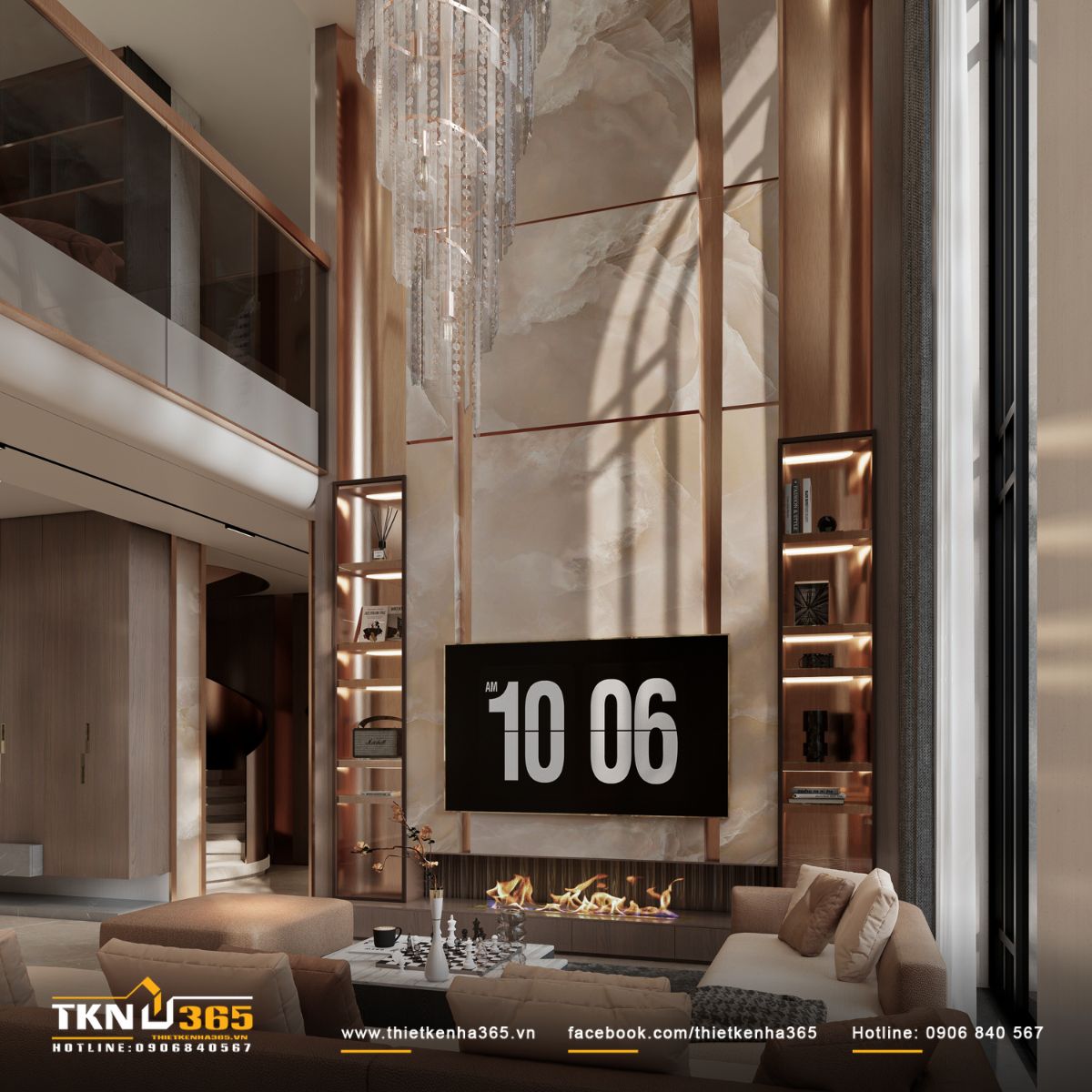 biệt thự 3 tầng