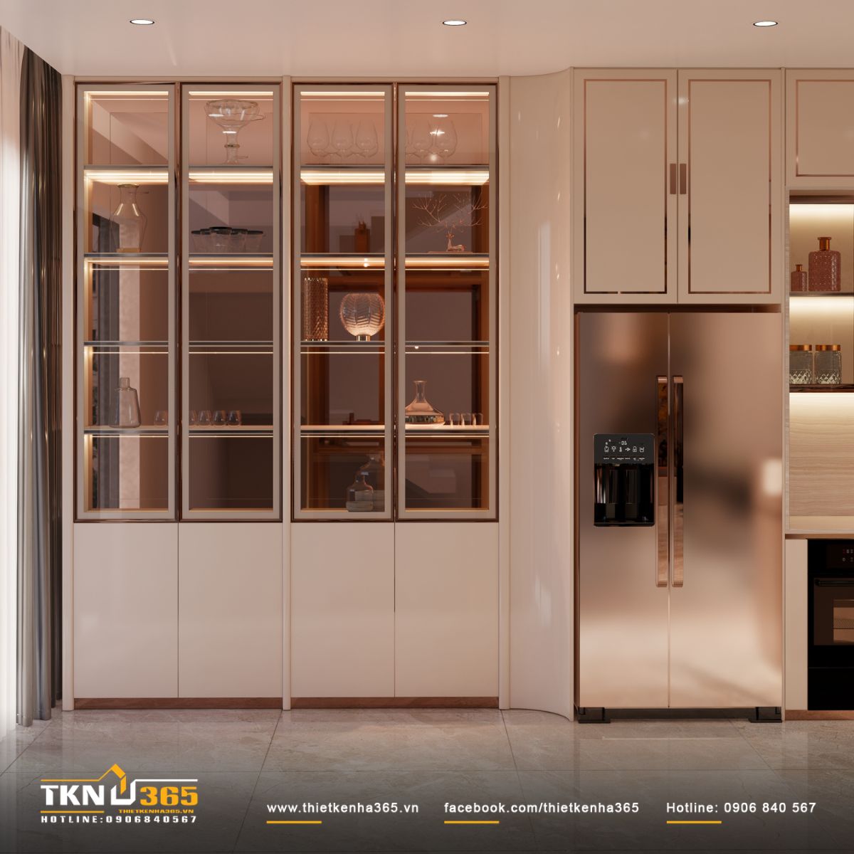 Tay nắm &aacute;nh kim nhạt tạo điểm nhấn tinh tế tr&ecirc;n nền vật liệu trung t&iacute;nh