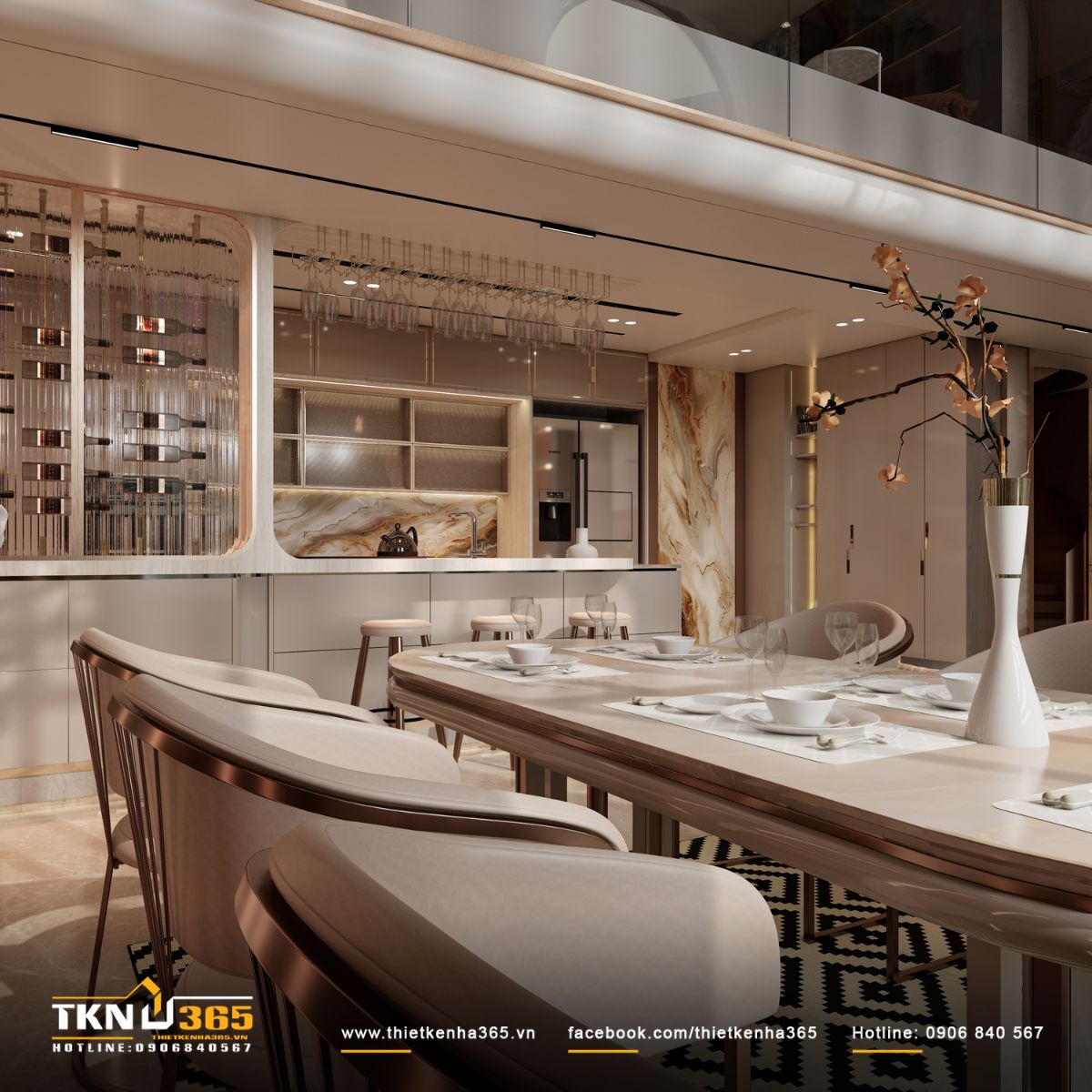 biệt thự 3 tầng