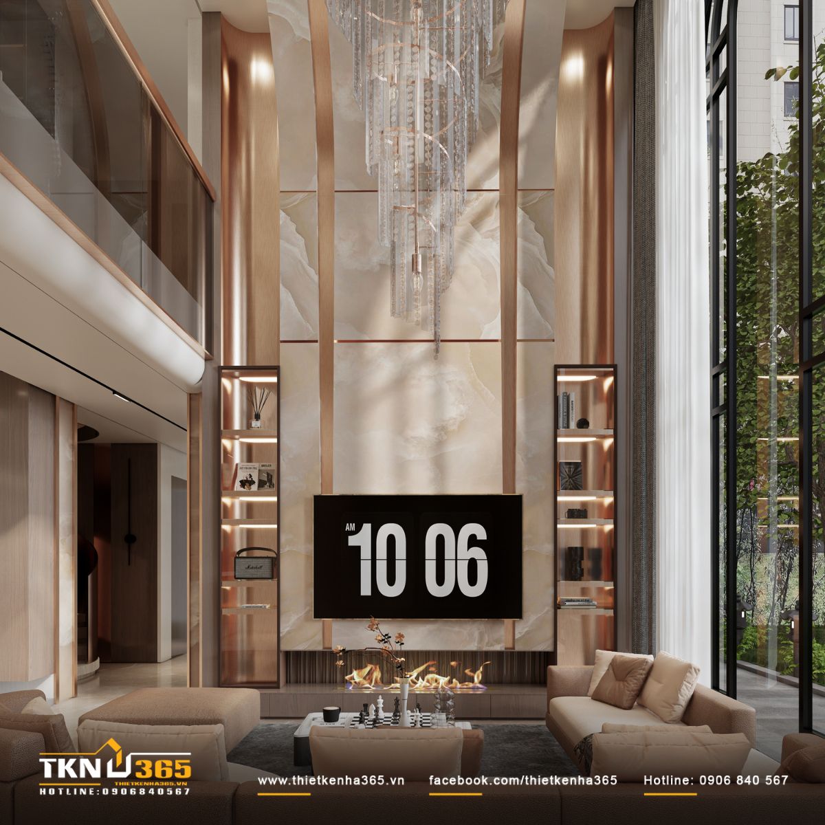 biệt thự 3 tầng