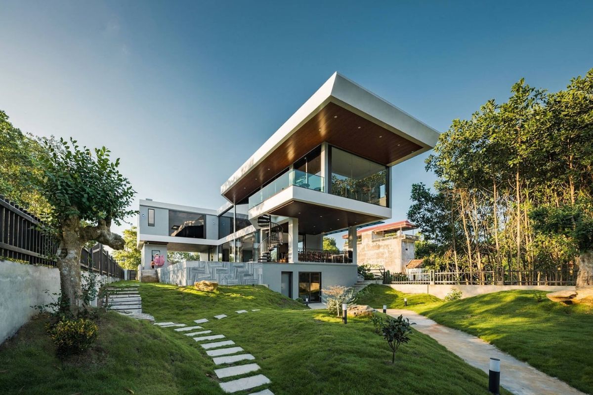 Kh&ocirc;ng gian sinh hoạt, thư gi&atilde;n ngo&agrave;i trời được chăm ch&uacute;t kỹ lưỡng, gi&uacute;p gia chủ c&oacute; thể chạm v&agrave;o thi&ecirc;n nhi&ecirc;n mọi l&uacute;c mọi nơi (Ảnh: Sưu tầm)