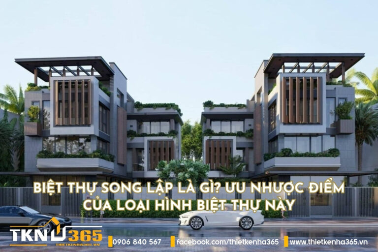 biệt thự song lập l&agrave; g&igrave;