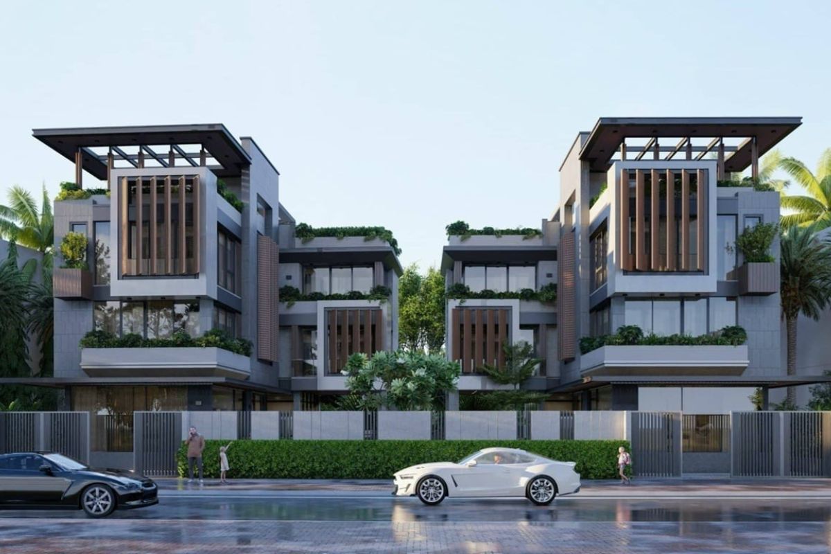 Biệt thự song lập l&agrave; loại h&igrave;nh phổ biến trong c&aacute;c khu đ&ocirc; thị quy hoạch chuẩn v&agrave; tiện &iacute;ch cao cấp (Ảnh: Sưu tầm)