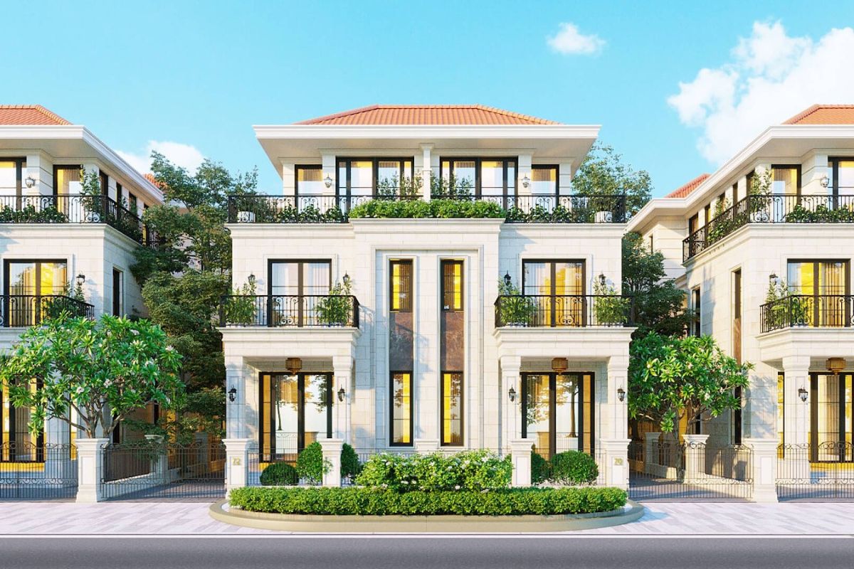 Ưu điểm biệt thự song lập đ&oacute; l&agrave; gi&aacute; mềm hơn đơn lập nhưng vẫn giữ chất sang trọng của ph&acirc;n kh&uacute;c biệt thự (Ảnh: Sưu tầm)