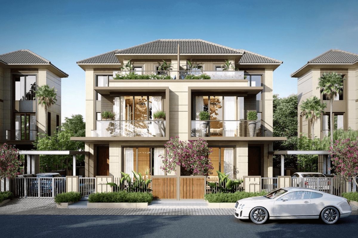 Ưu điểm biệt thự song lập l&agrave; mặt bằng vu&ocirc;ng vức dễ thiết kế nội thất hiện đại v&agrave; tiện nghi (Ảnh: Sưu tầm)