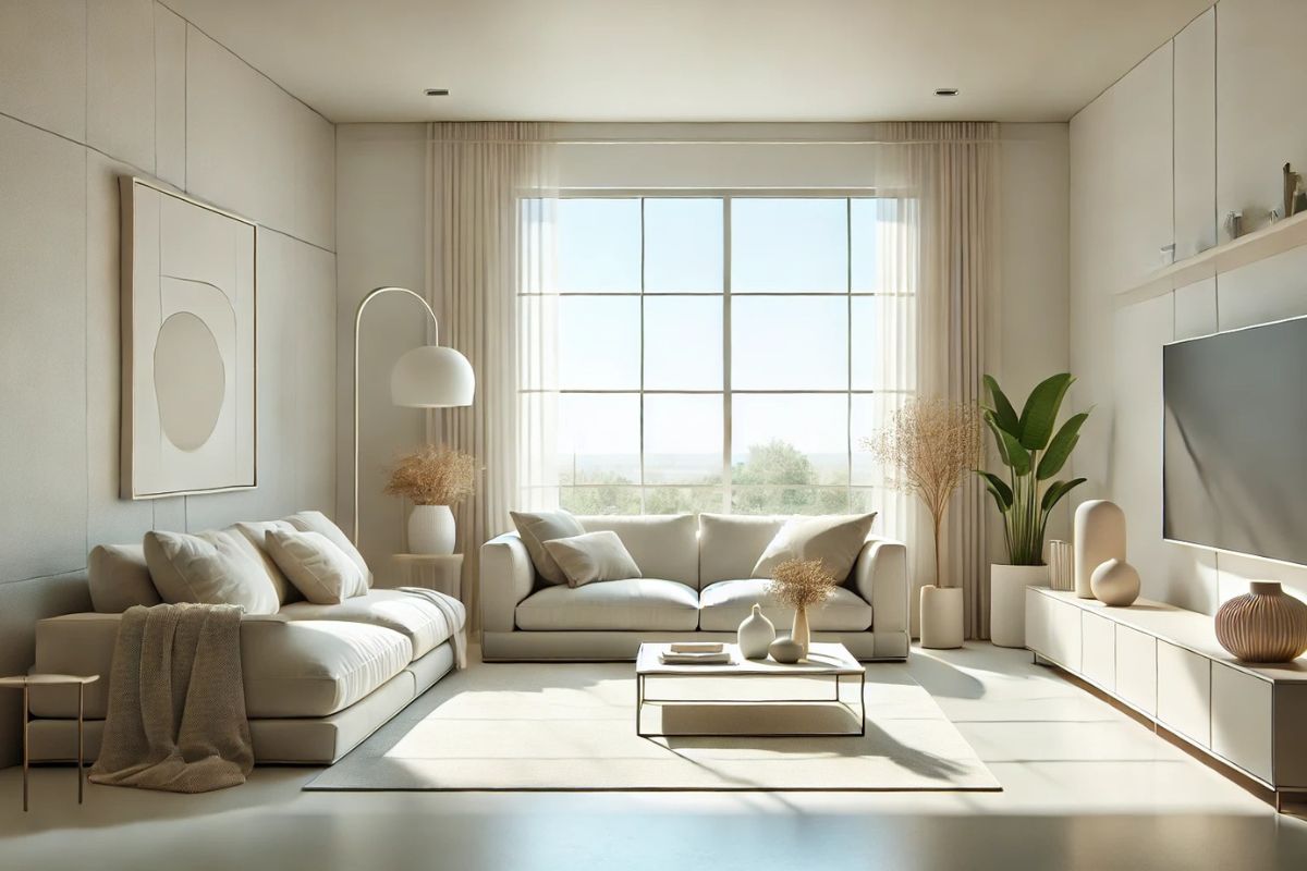 Hệ cửa sổ kính lớn tăng khả năng lấy sáng tự nhiên, kích hoạt năng lượng dương trong biệt thự tối giản (Ảnh: Sưu tầm)