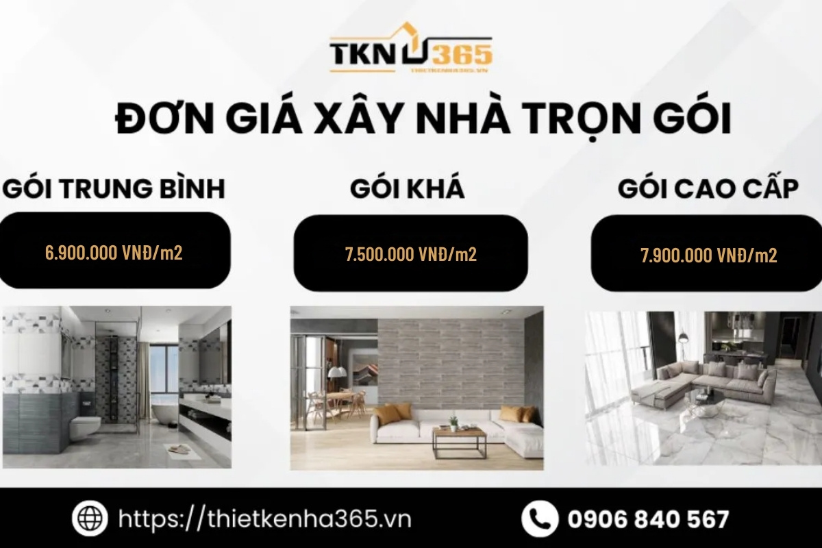 B&aacute;o gi&aacute; x&acirc;y nh&agrave; trọn g&oacute;i 
