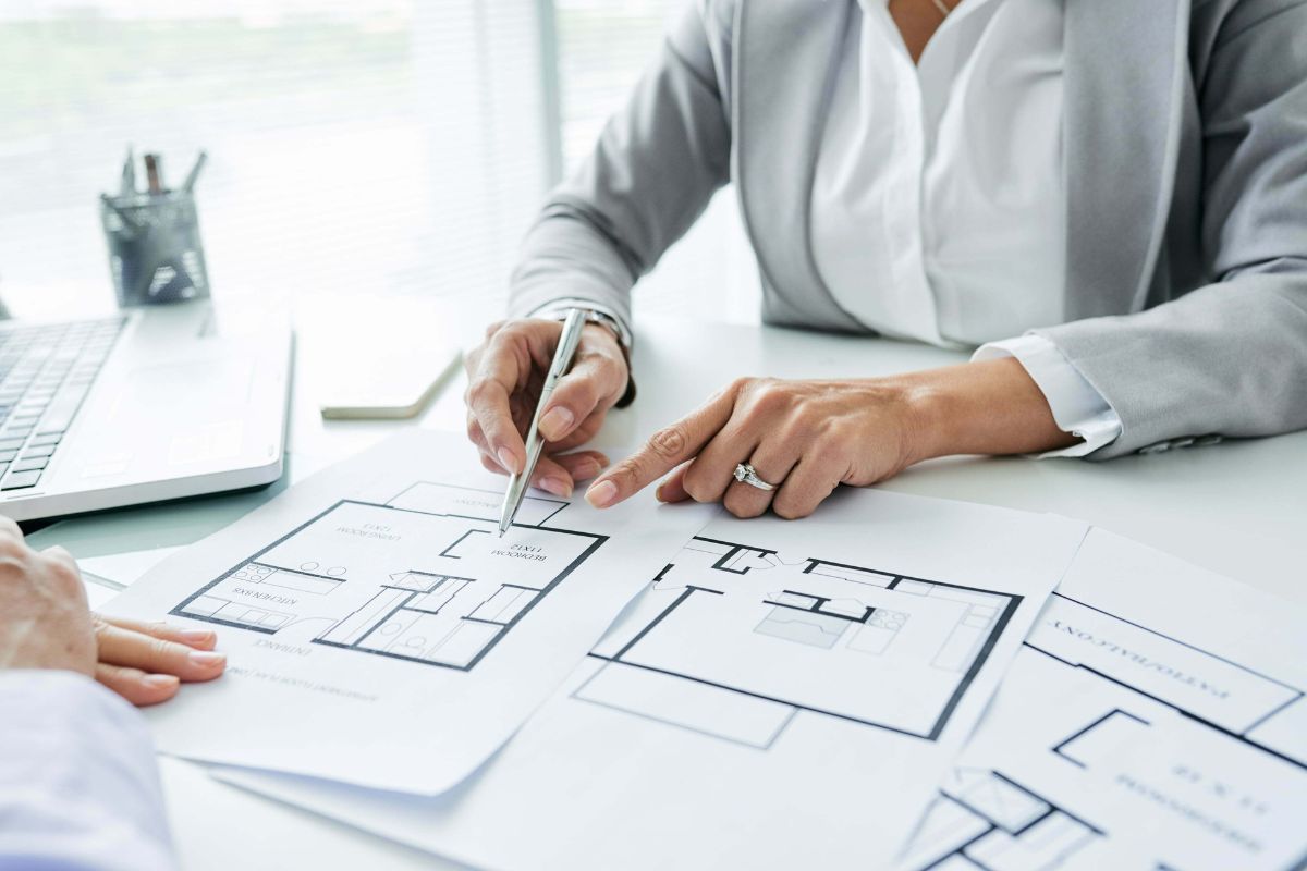 Phương &aacute;n mặt bằng v&agrave; phối cảnh sơ bộ gi&uacute;p gia chủ h&igrave;nh dung tổng thể về c&ocirc;ng tr&igrave;nh (Ảnh: Sưu tầm)