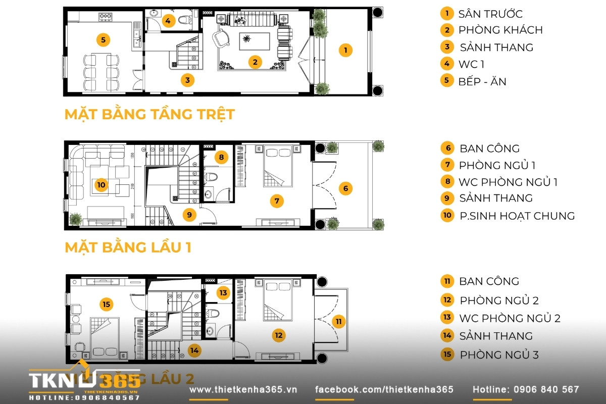 mặt bằng c&ocirc;ng năng