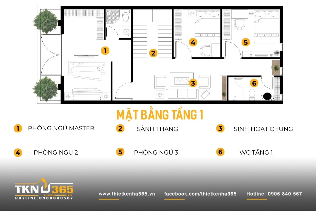 bảng vẽ c&ocirc;ng năng tầng 1