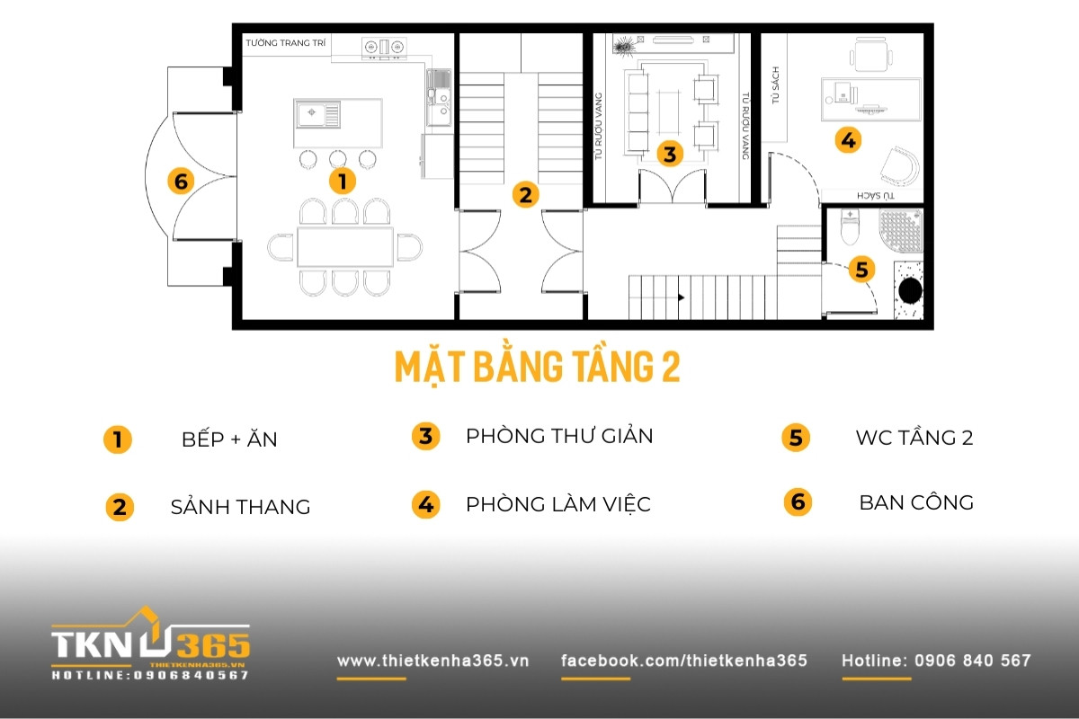 bảng vẽ c&ocirc;ng năng tầng 2